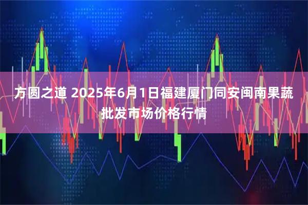 方圆之道 2025年6月1日福建厦门同安闽南果蔬批发市场价格行情